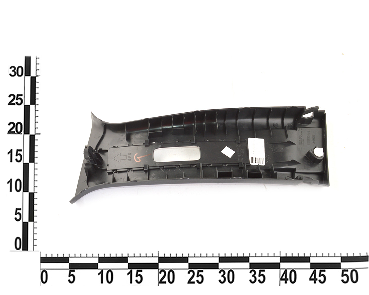 Накладка центральной стойки верхняя правая черная NISSAN LEAF 2013-2018