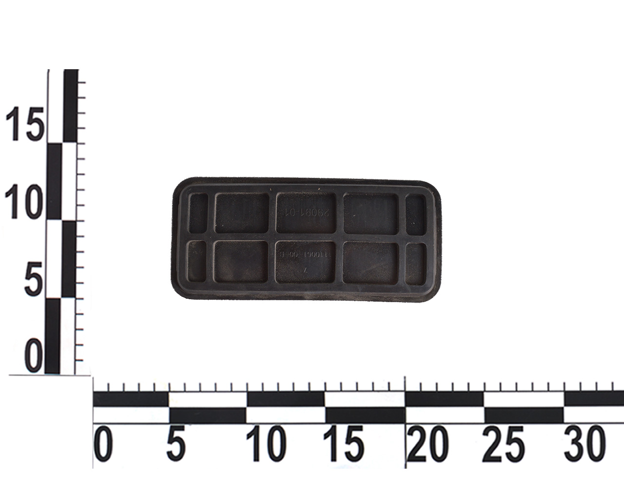 Заглушка кузова задняя TESLA MODEL 3