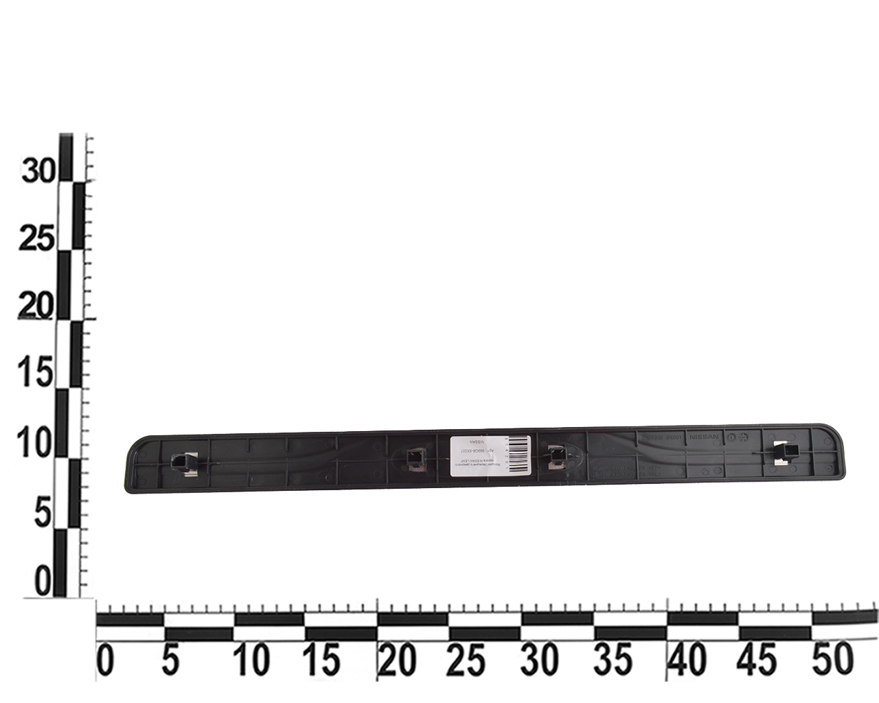 Молдинг переднего дверного порога NISSAN LEAF