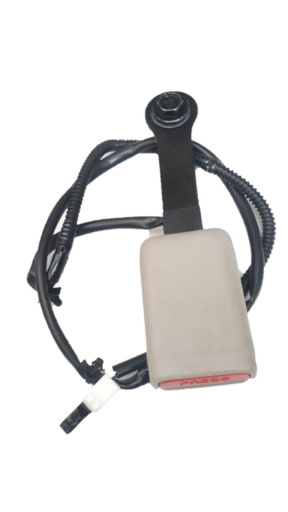 Пряжка ремня безопасности перед., правая (серая) NISSAN LEAF