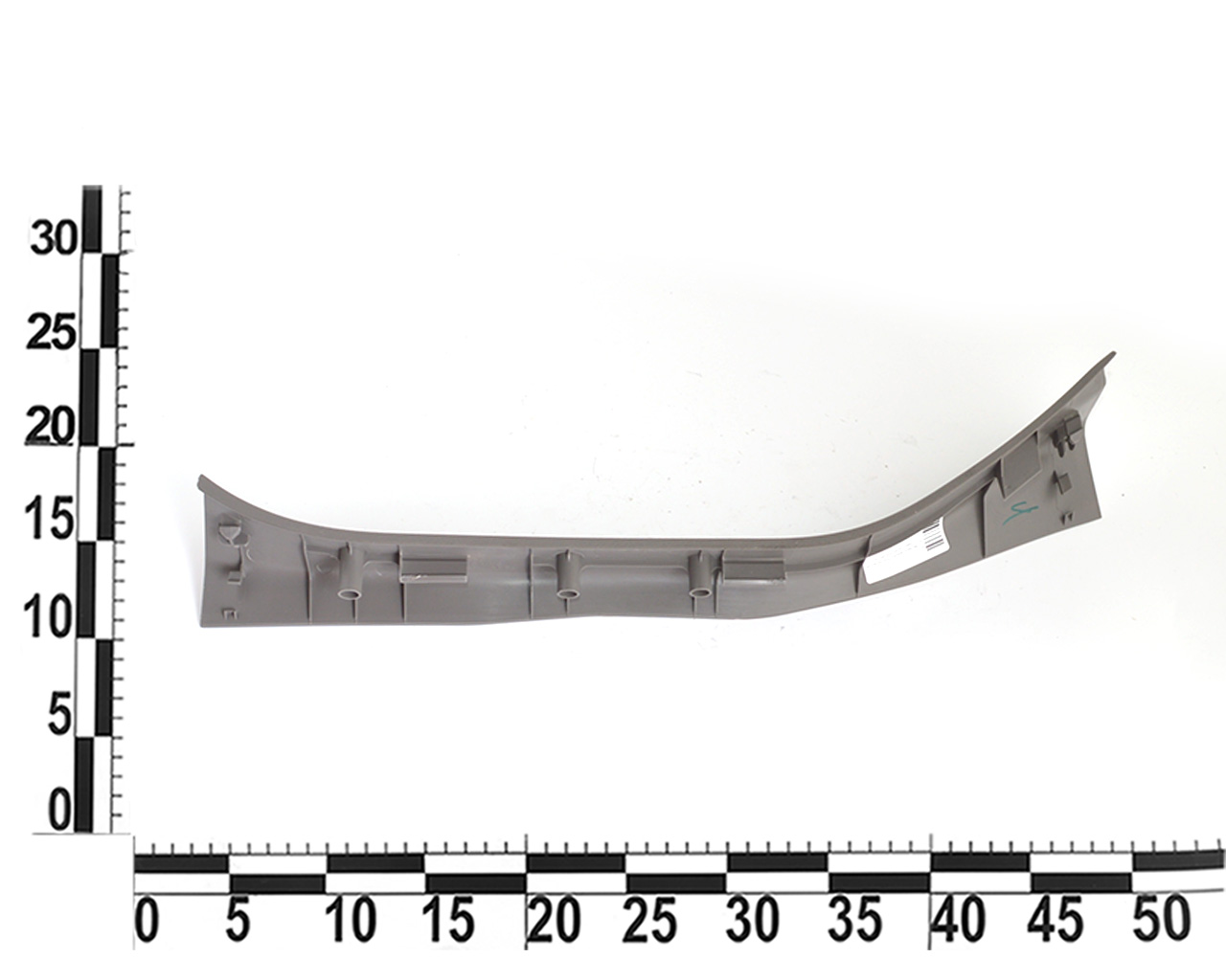 Накладка дверного порога задняя левая (серая) NISSAN LEAF
