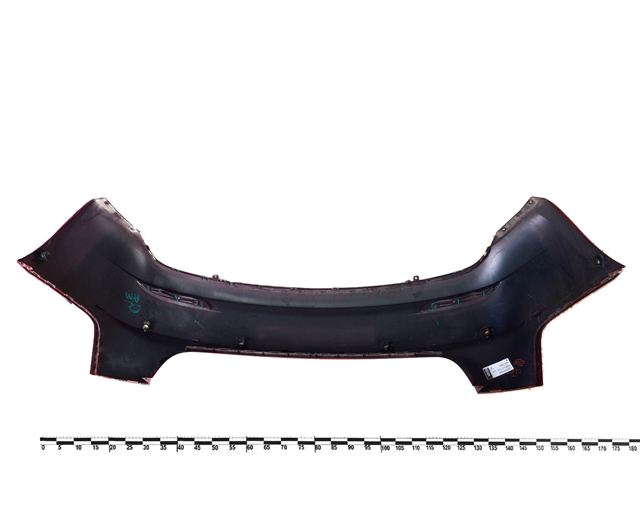 Бампер задний красный TESLA MODEl 3