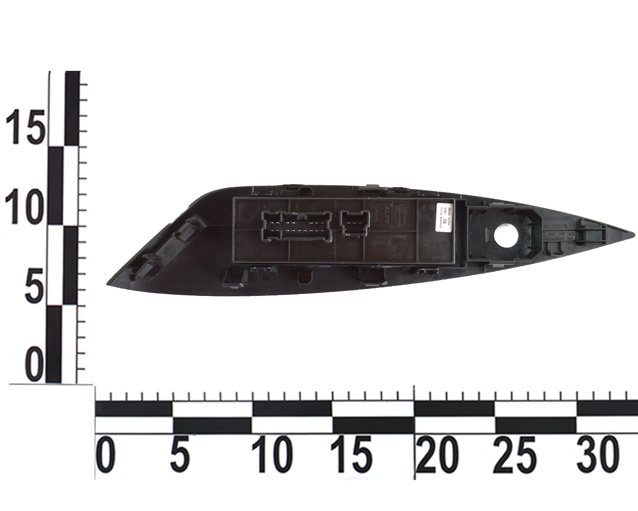 Кнопки управления стеклоподъемником и дверьми перед лев с панелью (глянец) NISSAN LEAF