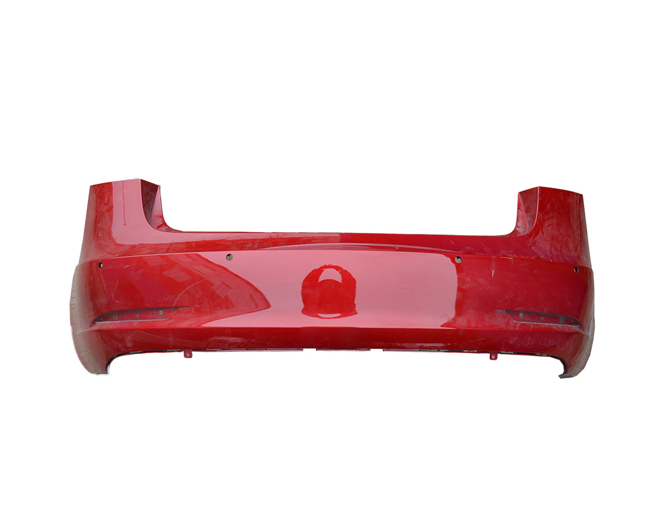 Бампер задний красный TESLA MODEl 3