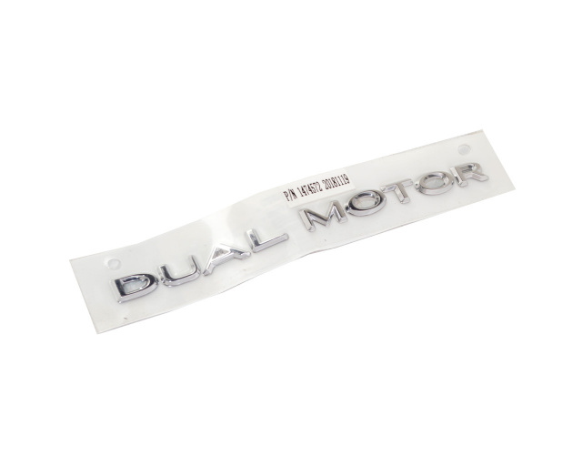 Надпись на крышке багажника DUAL MOTOR TESLA MODEL 3 Надпись на крышке багажника DUAL MOTOR TESLA MODEL 3