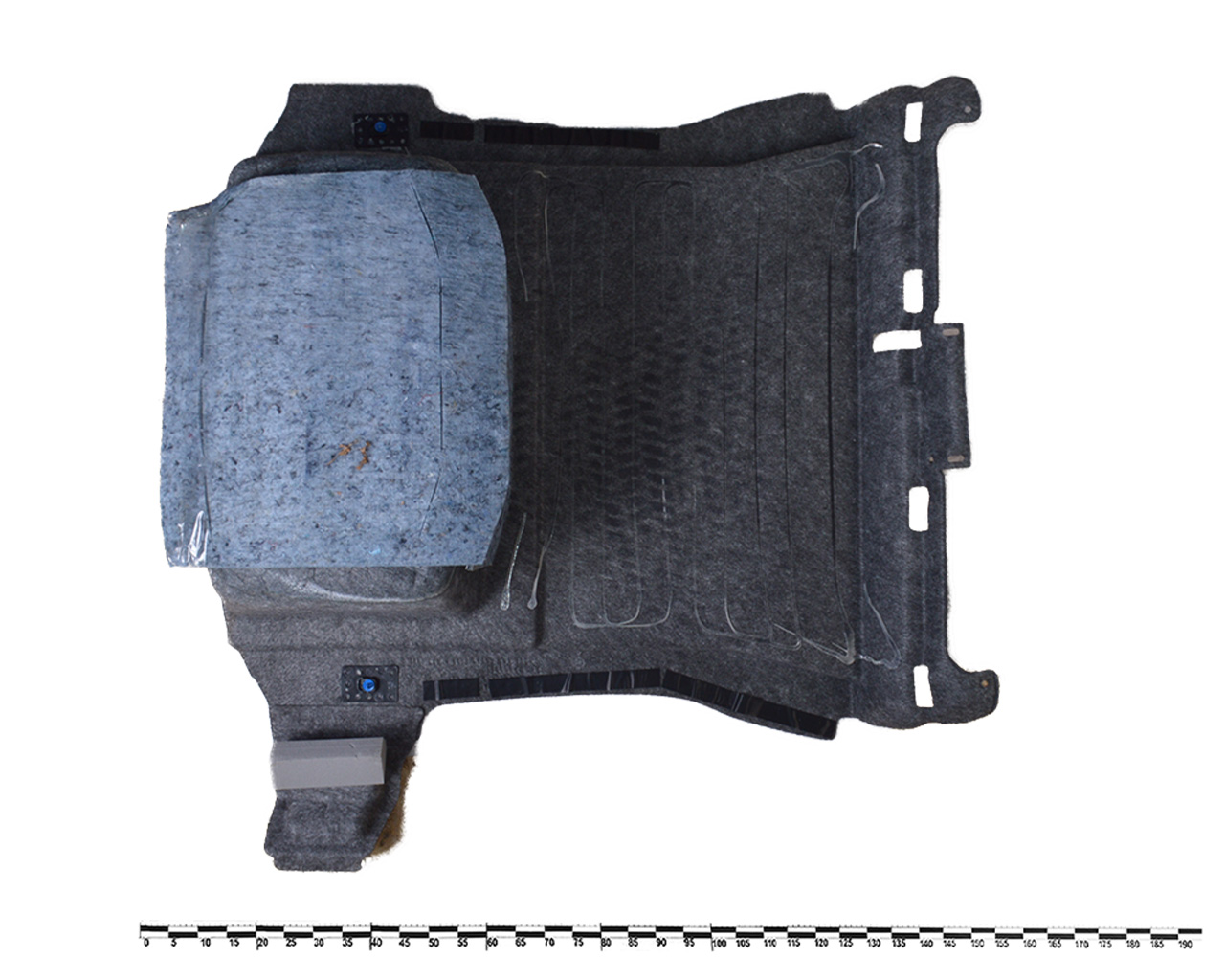 Обивка пола багажника в сборе (передняя + задняя части) TESLA MODEL 3