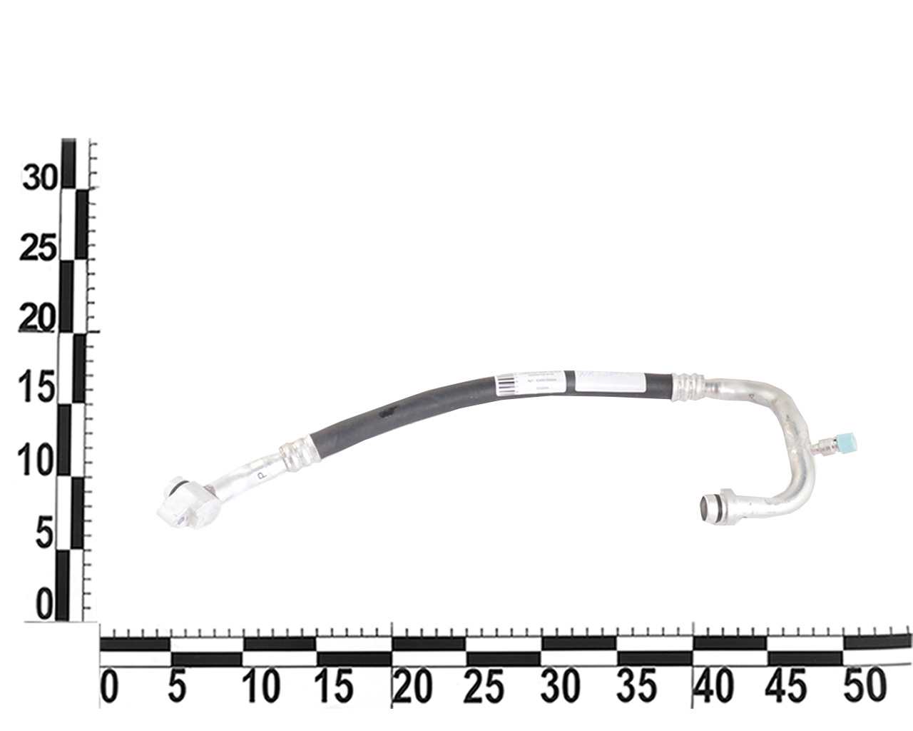 Трубка низкого давления кондиционера Nissan Leaf 2018 (компрессор-печка)