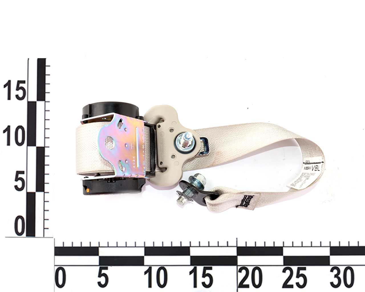 Ремень безопасности задний левый серый NISSAN LEAF/ nissan Sentra 2013-2016