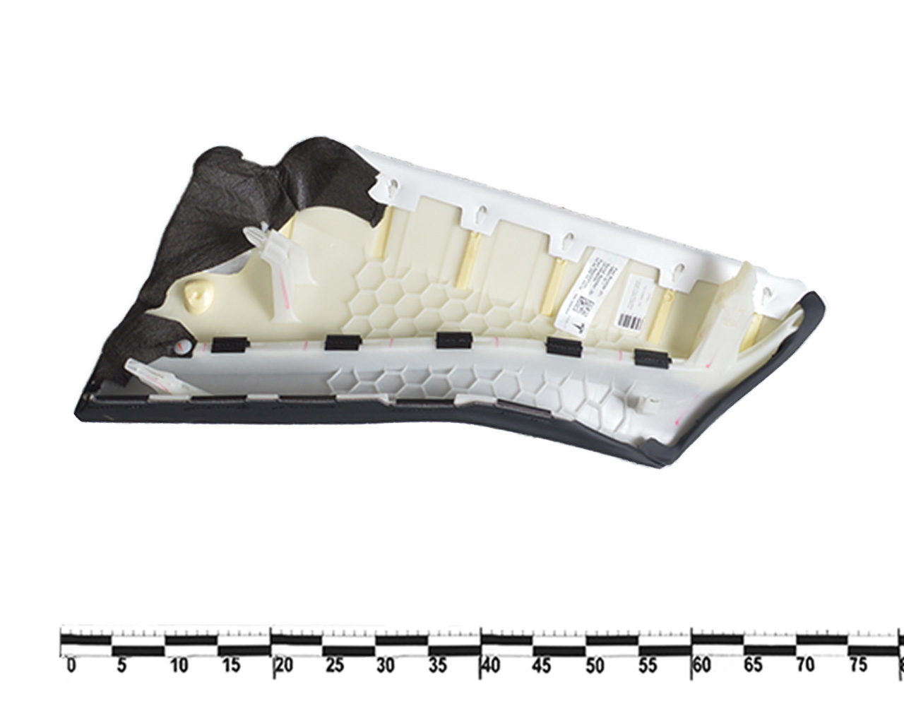 Боковушка заднего сиденья правая белая TESLA MODEL 3