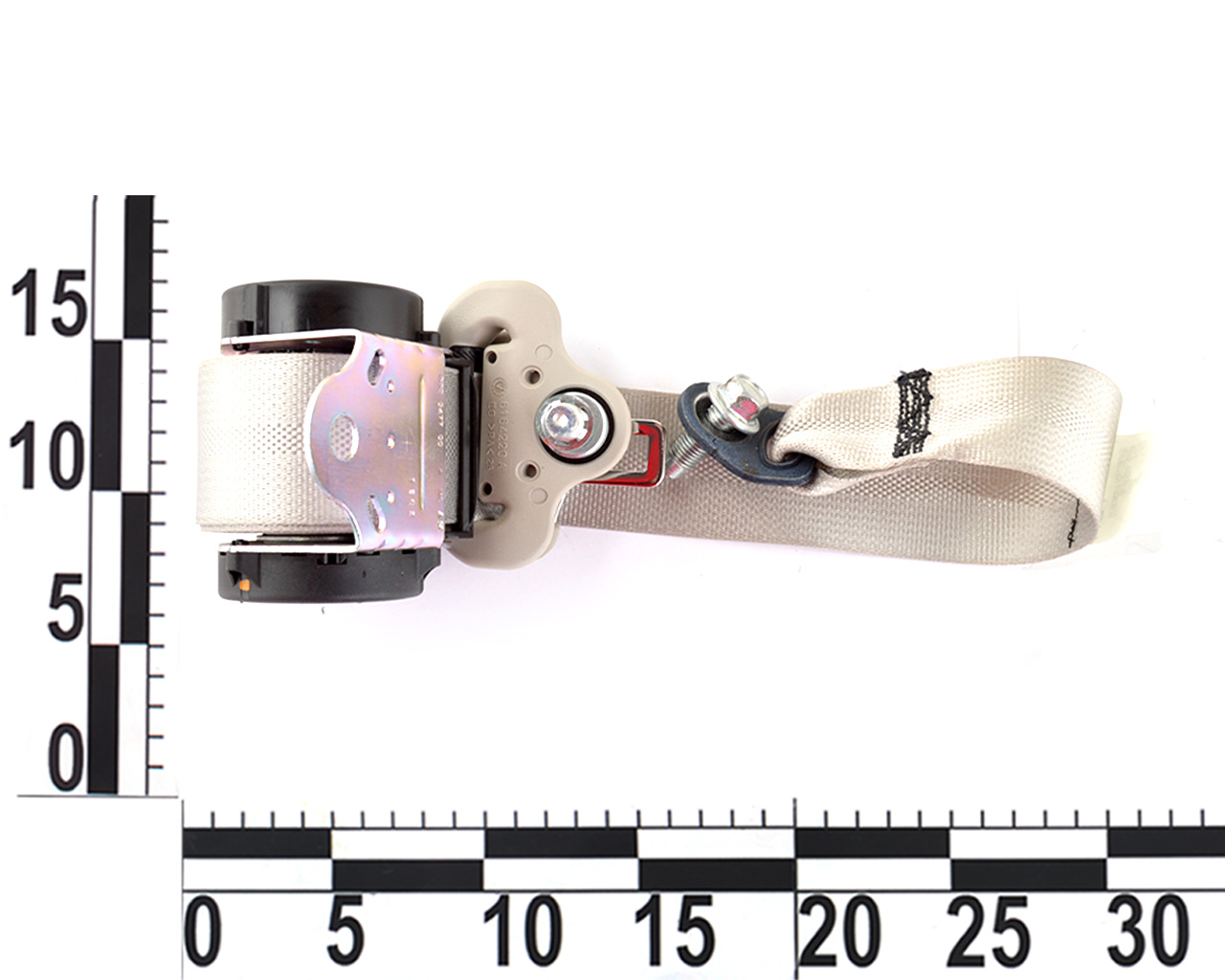Ремень безопасности задний правый серый NISSAN LEAF/nissan Sentra 2013-2016