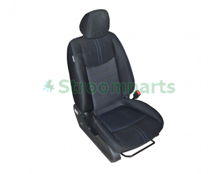 Сидение переднее пассажирское с подогревом в сборе, черное (ткань) NISSAN LEAF 2018 (S)