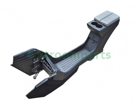 Консоль центральная в сборе карбон + серая кожа (CARBON+GRAY) TESLA MODEL S, SR