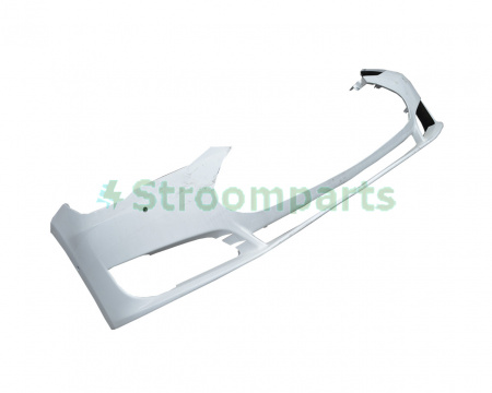 Бампер передний (6 отврстий под парктроники) белый TESLA MODEL S