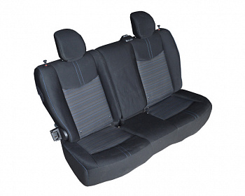 Сидение заднее в сборе без подогрева, черное (ткань) NISSAN LEAF 2018 (S)