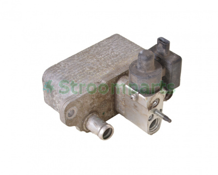 Теплообменник (CHILLER) с клапаном в сборе TESLA MODEL X 1037357-00-G / 1039040-00-G