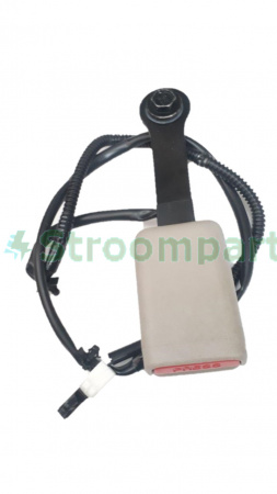 Пряжка ремня безопасности перед., правая (серая) NISSAN LEAF