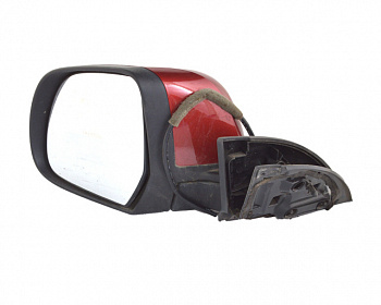 Зеркало левое (красное) без подогрева NISSAN LEAF  (10-17) 96302-3NA0A