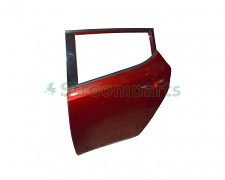 Дверь задняя левая (красная) Nissan Leaf 2018