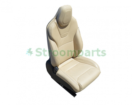 Сиденье переднее левое (водительское) (TAN) TESLA MODEL SR