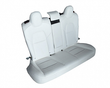 Сиденье заднее в сборе белое TESLA MODEL 3