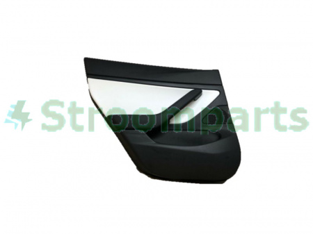 Обшивка задней левой двери белая TESLA MODEL 3