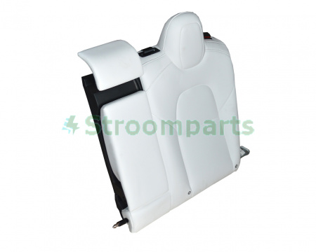 Сиденье заднее левое верхняя часть (белое) TESLA MODEL 3
