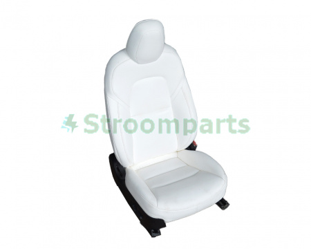 Сиденье переднее правое белое TESLA MODEL 3