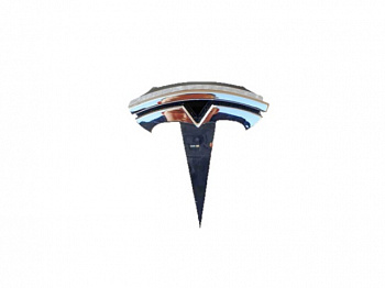 Логотип TESLA переднего бампера TESLA MODEL SR Логотип TESLA переднего бампера TESLA MODEL SR