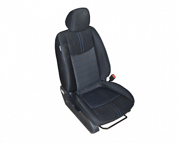 Сидение переднее пассажирское с подогревом в сборе, черное (ткань) NISSAN LEAF 2018 (S)