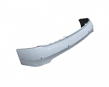 Бампер задний (6 отврстий под парктроники) белый TESLA MODEL S